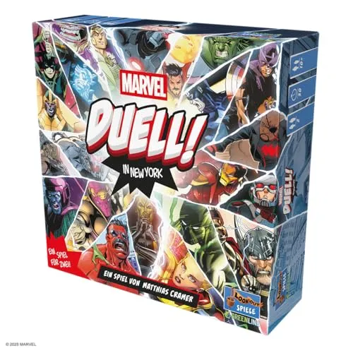 Asmodee Marvel Duell In New York Kartenspiel 2 Spieler