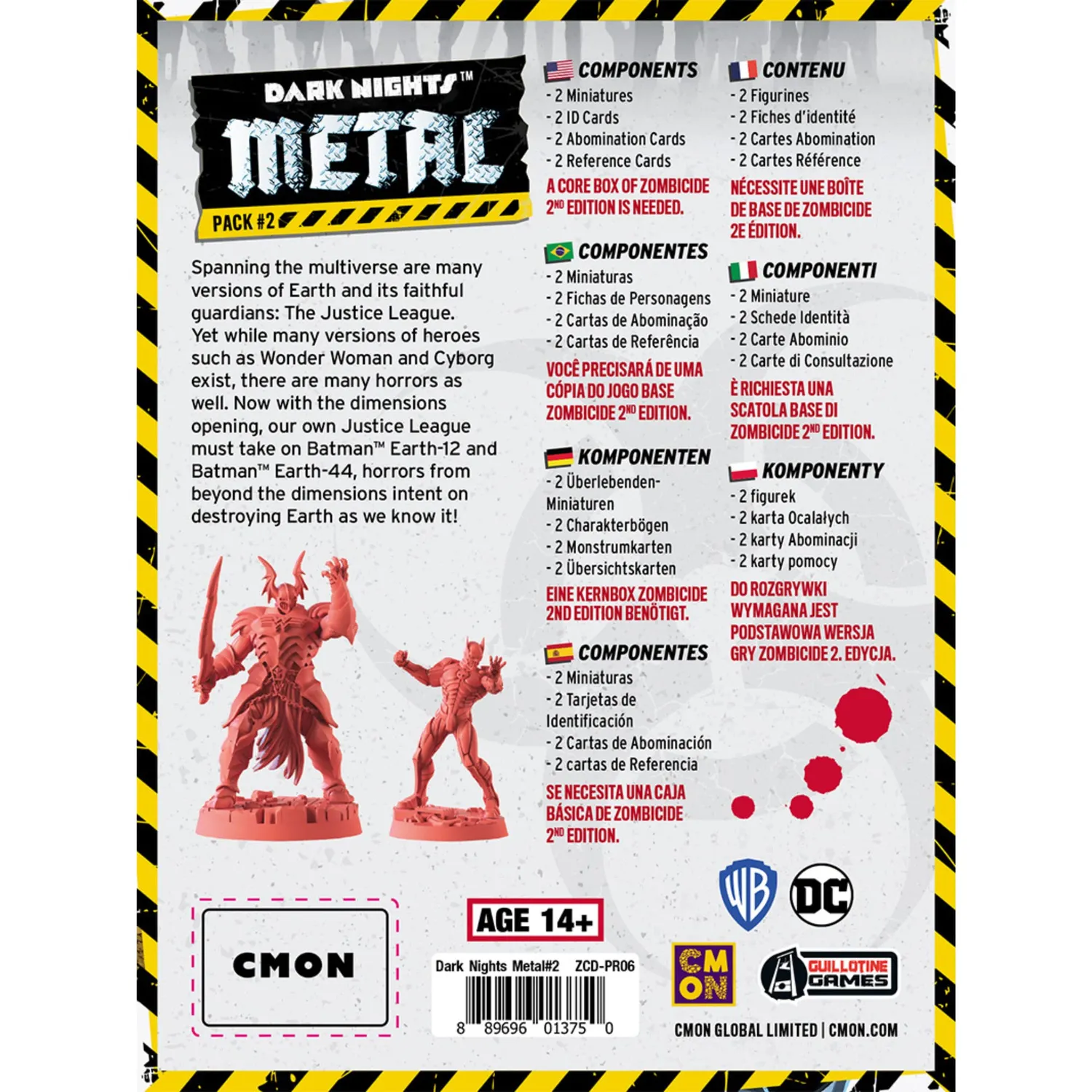 CMON Zombicide 2. Edition Batman Pack 2 Erweiterung kooperativ
