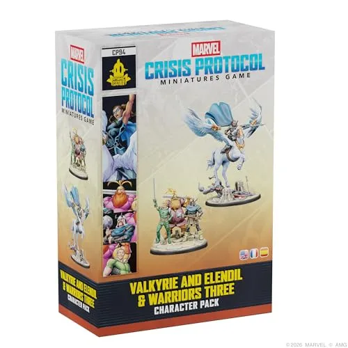Asmodee Marvel Crisis Protocol Valkyrie Elendil Warriors Three Pack