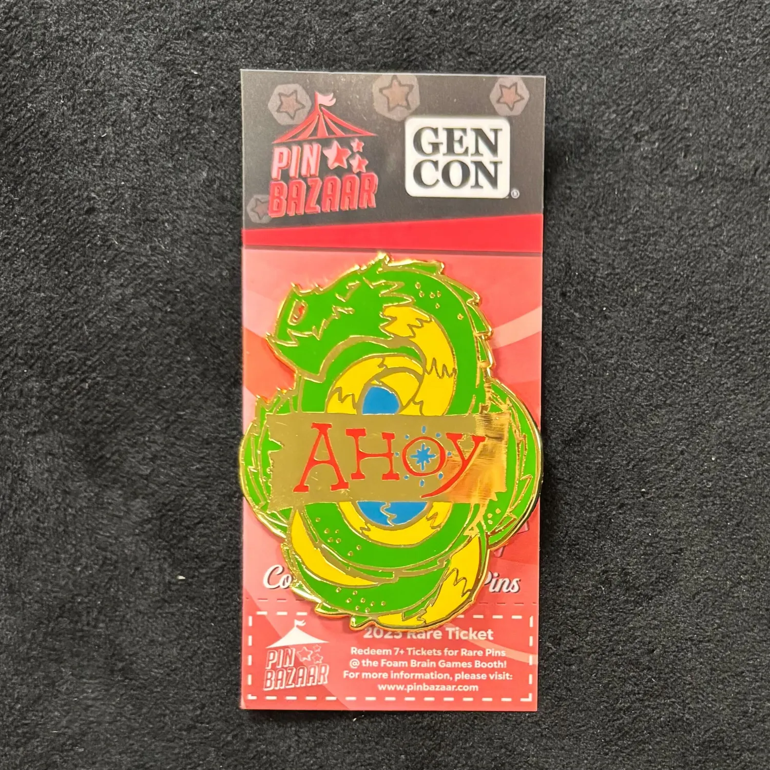 Leder Games Ahoy Leviathan Pin Emaille 2,5 Zoll
