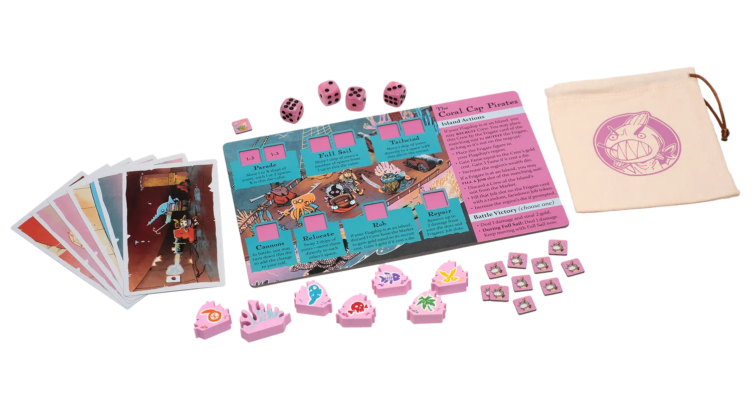 Leder Games Ahoy Fang & Fortune Erweiterung asymmetrisch