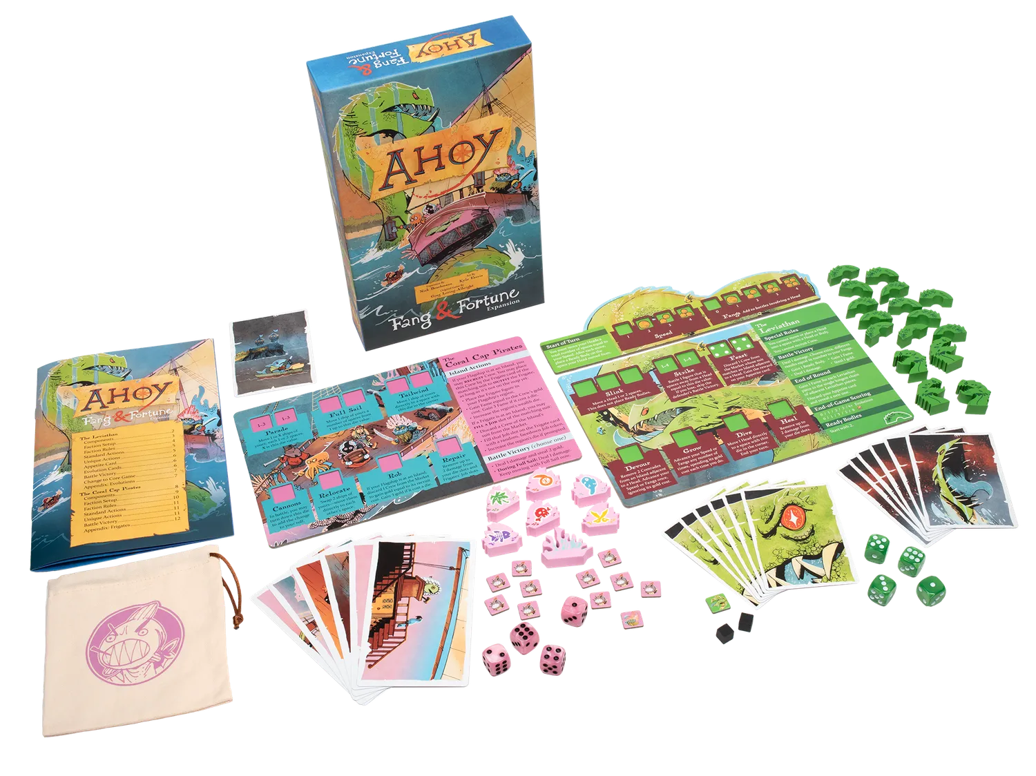 Leder Games Ahoy Fang & Fortune Erweiterung asymmetrisch