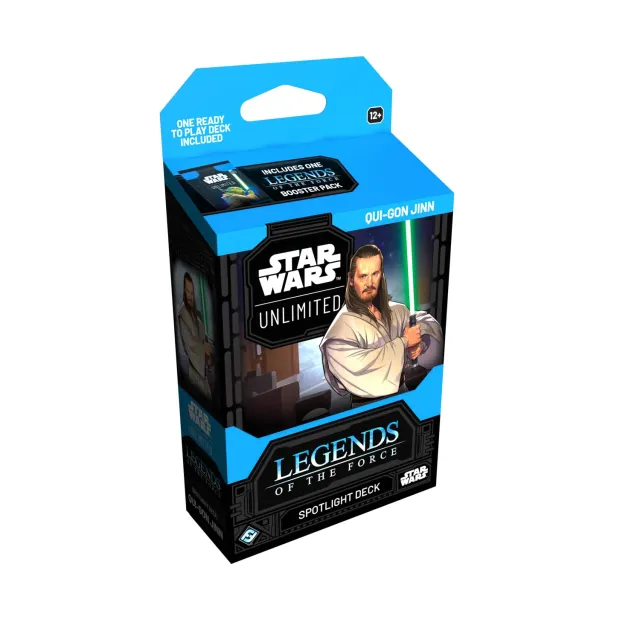 Asmodee Star Wars Unlimited Legends of the Force Deck Qui-Gon Jinn