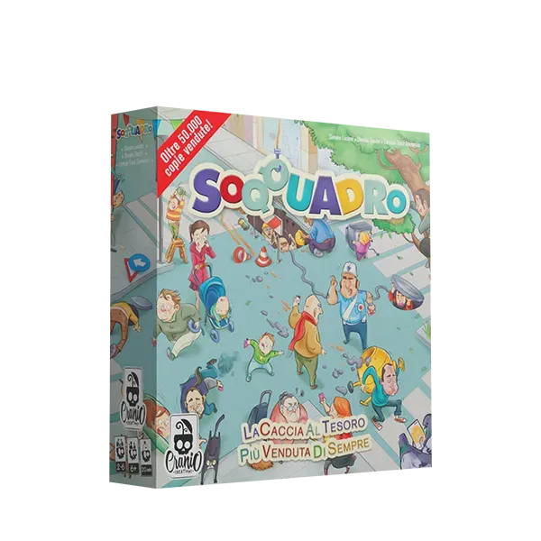 Cranio Soqquadro Partyspiel Schnitzeljagd für Zuhause
