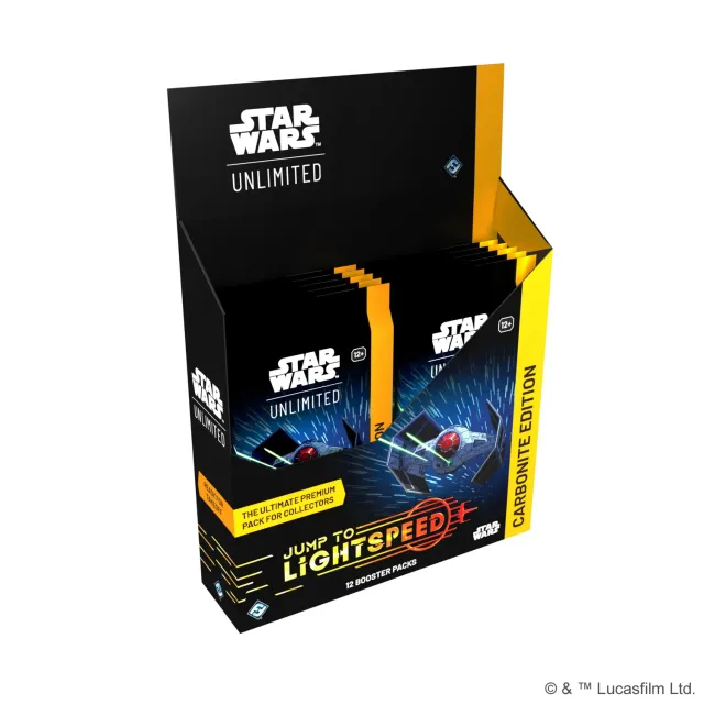 Star Wars Unlimited Jump to Lightspeed Carbonite Display 12er