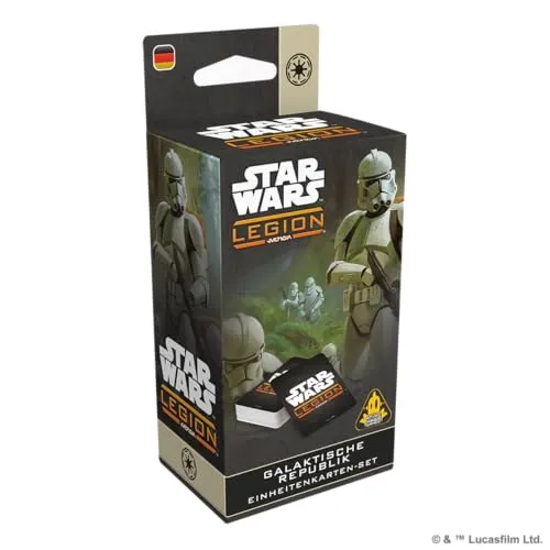 Star Wars Legion Republik Einheitenkarten-Set Tabletop deutsch