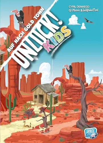 Asmodee Unlock Kids Auf nach Gold Town Kinderspiel