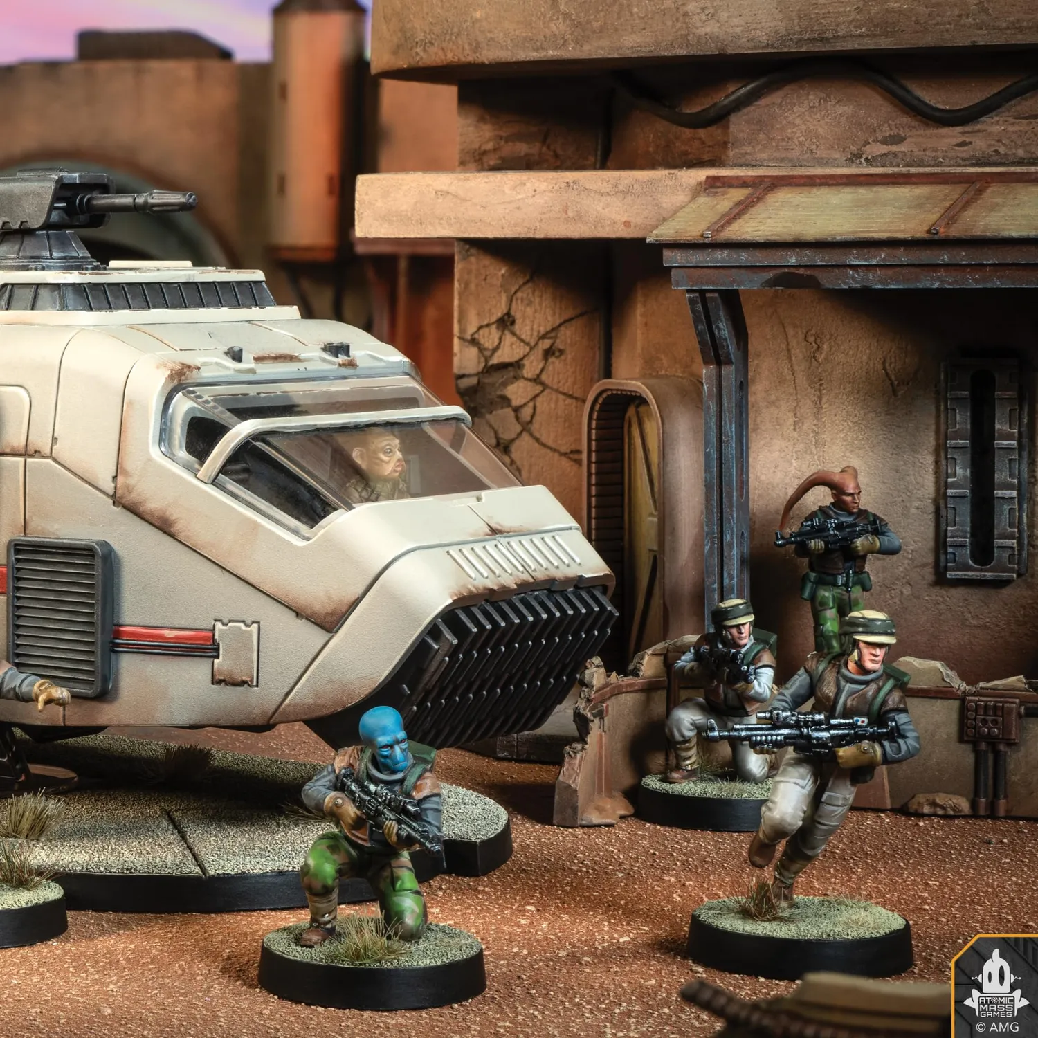 Asmodee Star Wars Legion A-A5 Speeder Truck Erweiterung unbemalt