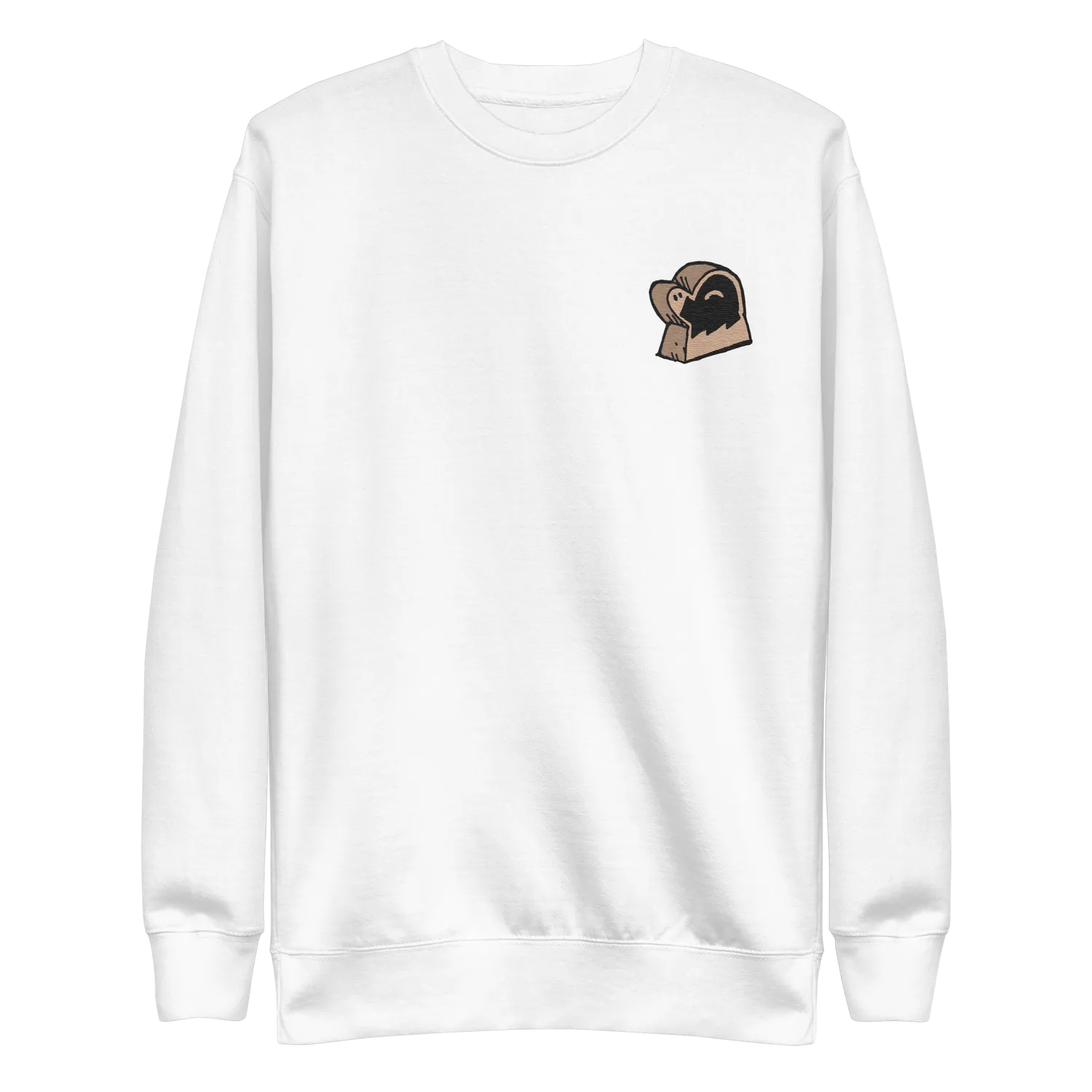 Leder Games Root Duchy Meeple Sweatshirt schwarz bestickt
