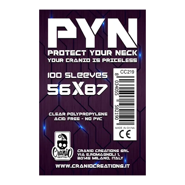 Cranio PYN Kartenhüllen 56x87 Standard Sleeves