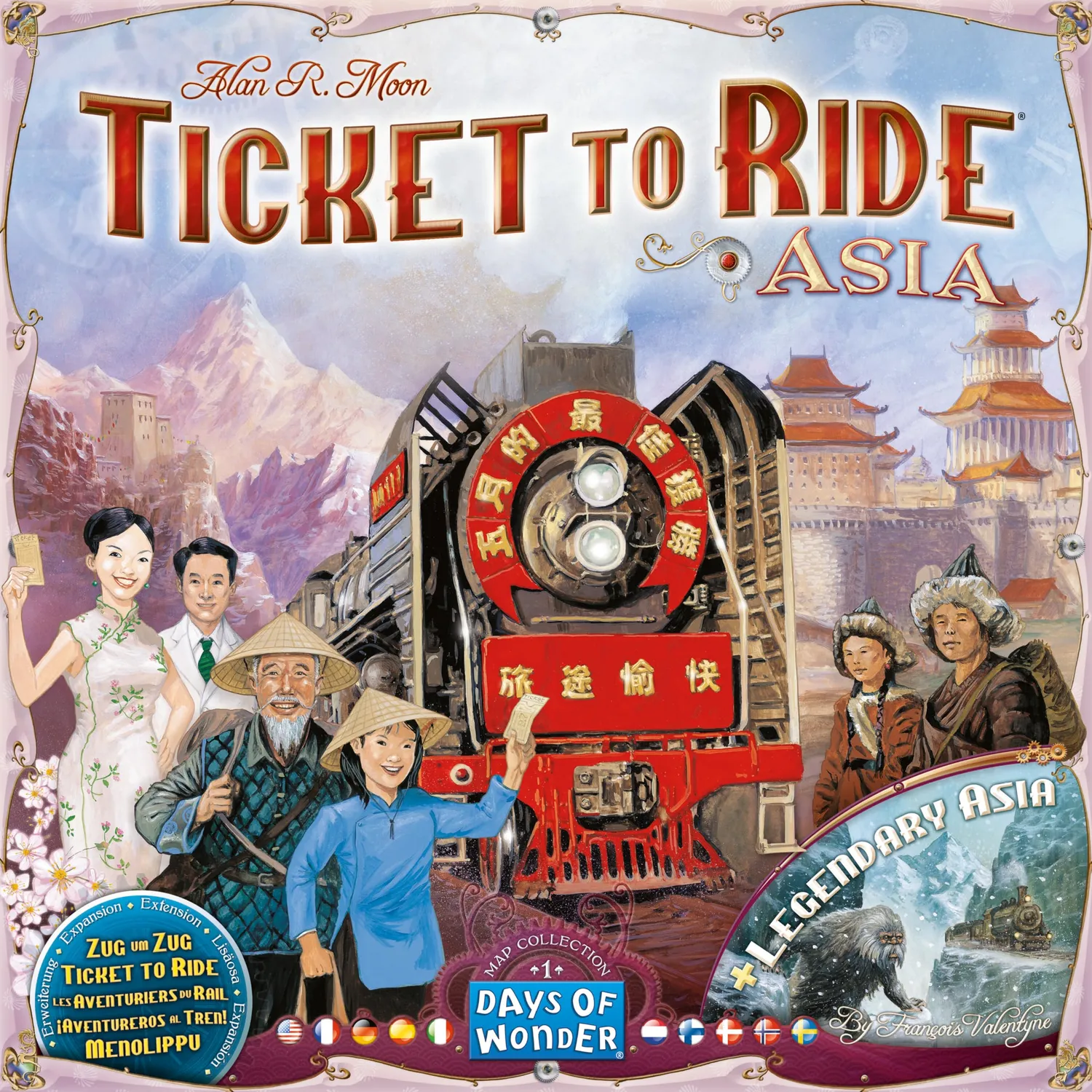 Asmodee Zug um Zug Europa Brettspiel Deutsch 2-6 Spieler