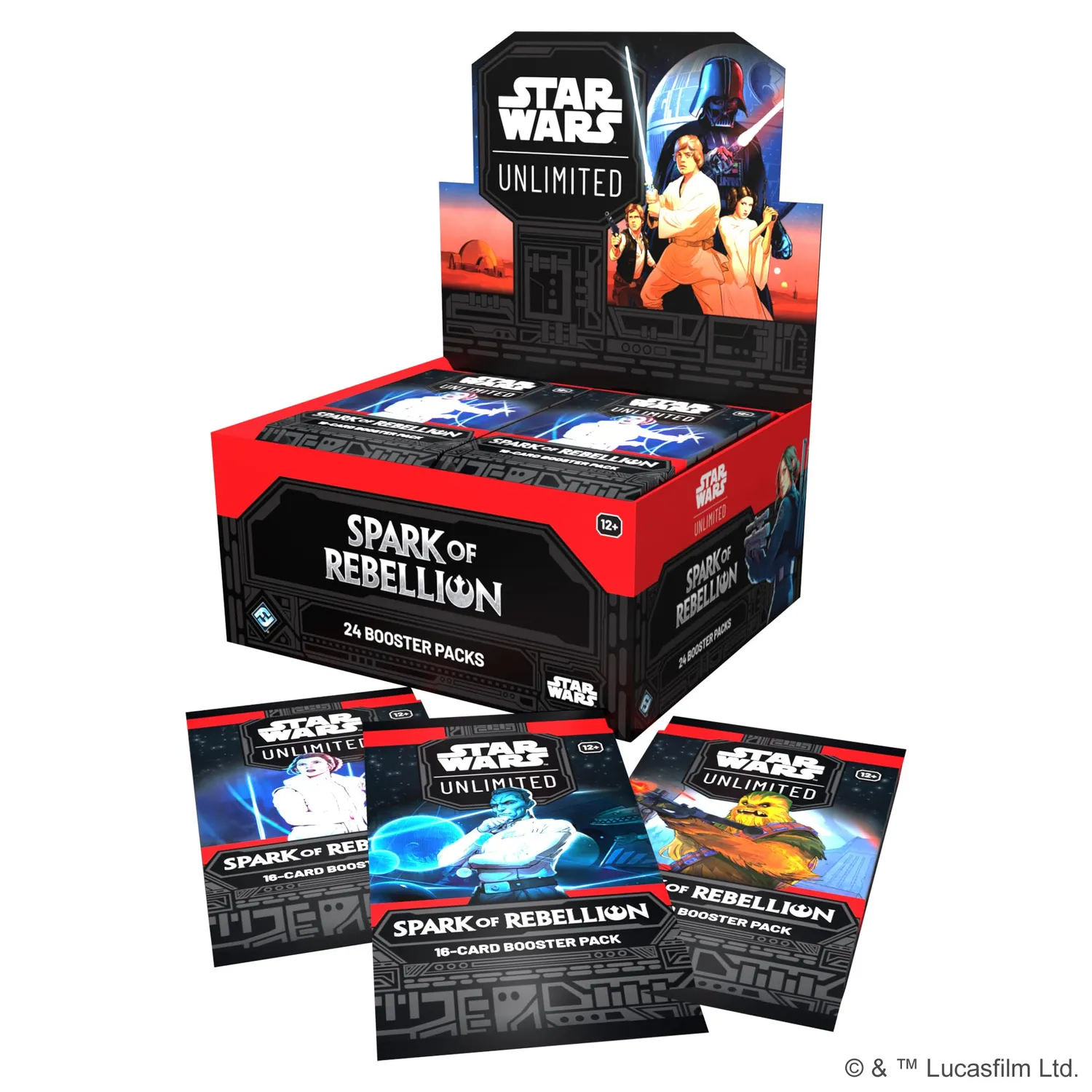 Star Wars Unlimited Spark of Rebellion Booster Display 24er