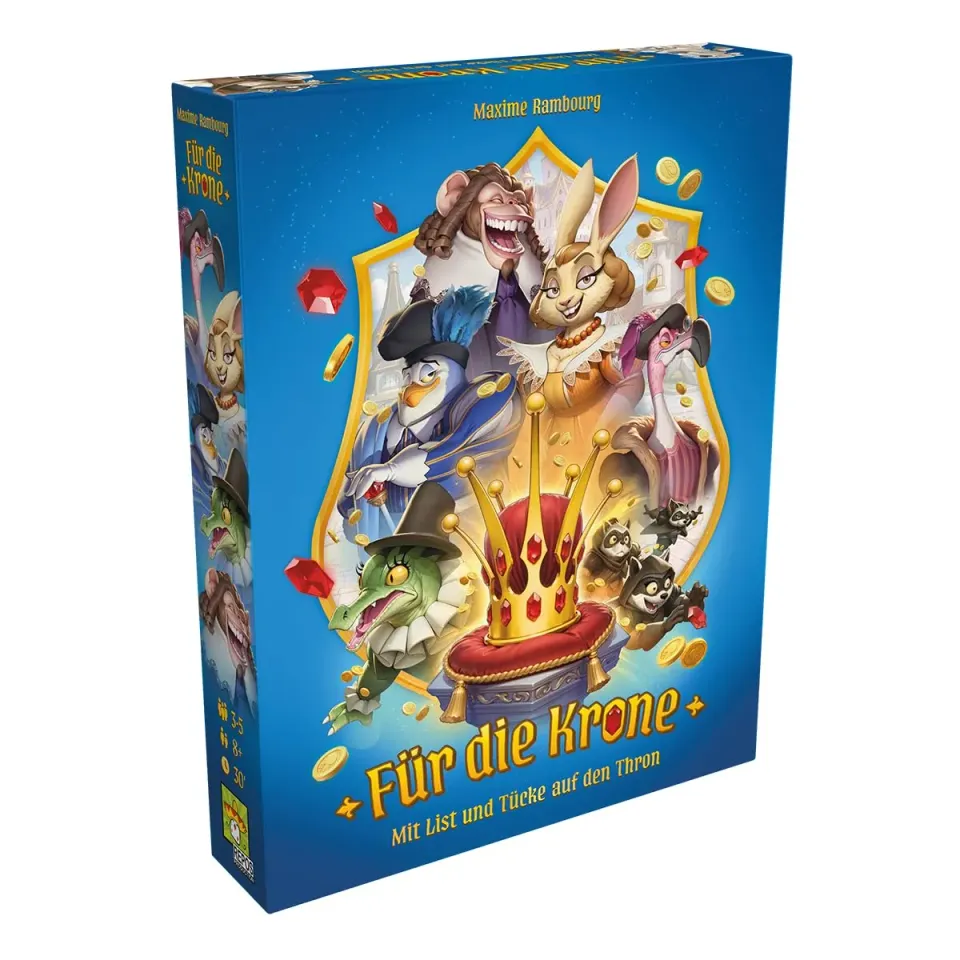 Asmodee Für die Krone Familienspiel Deutsch