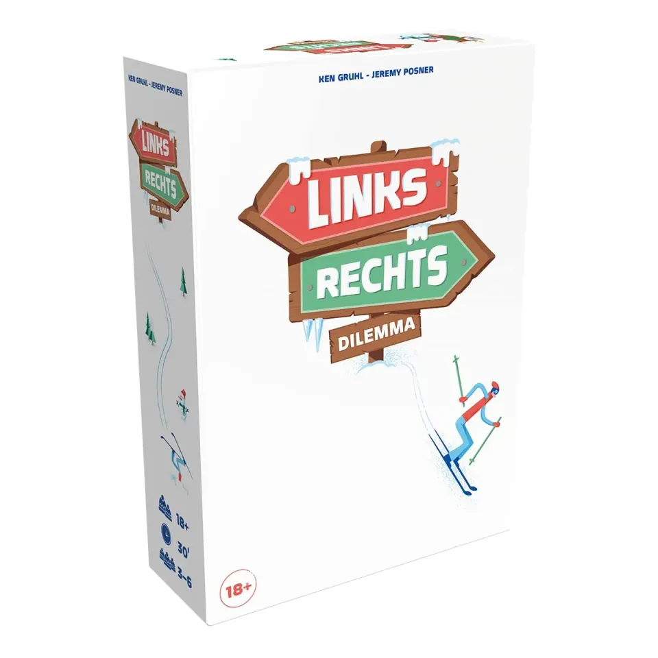 Cojones Links-Rechts-Dilemma Partyspiel ab 18 Deutsch