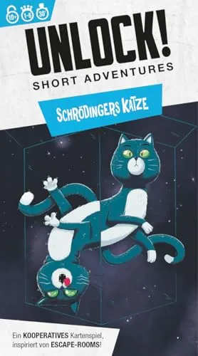 Asmodee Unlock Short Adventures Schrödingers Katze Rätselspiel