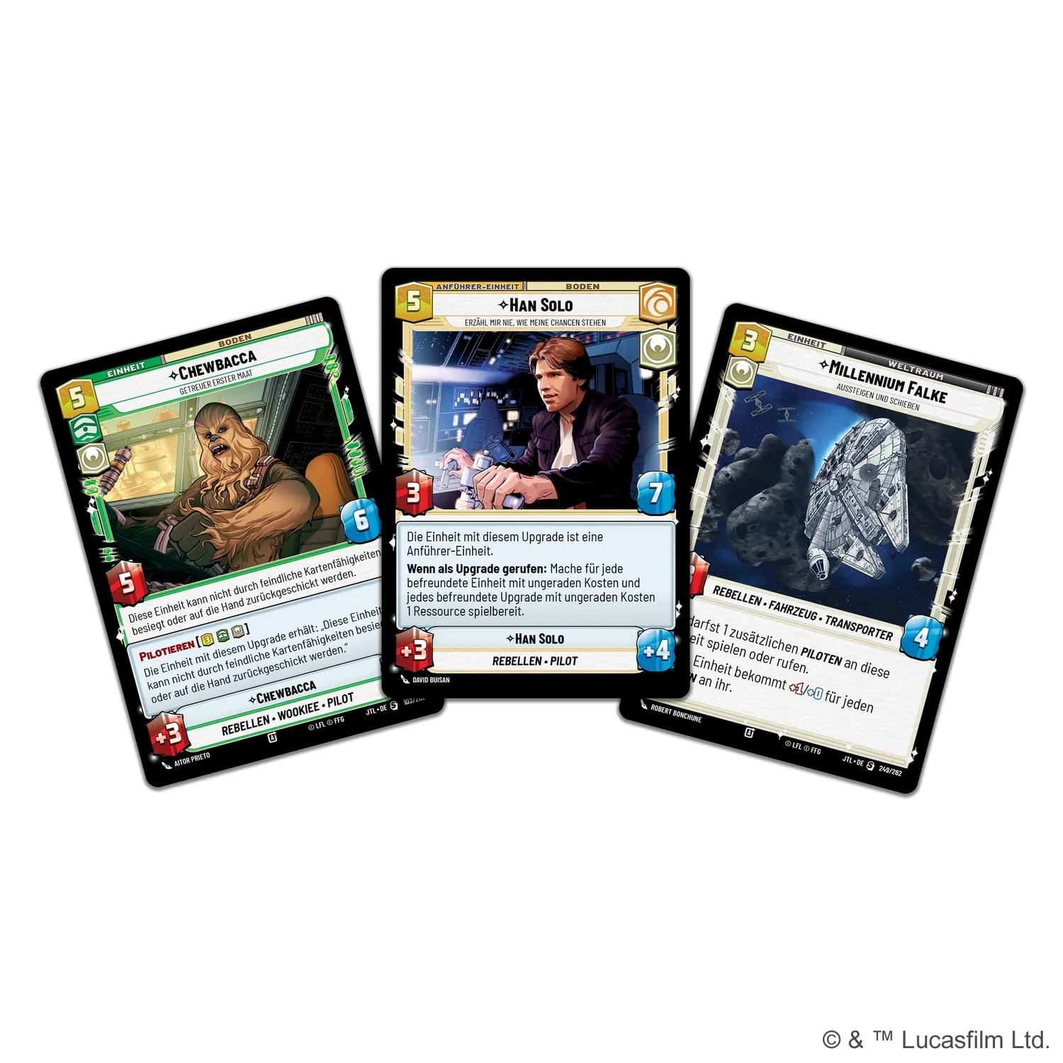 Star Wars Unlimited Han Solo Spotlight-Deck Deutsch 50 Karten