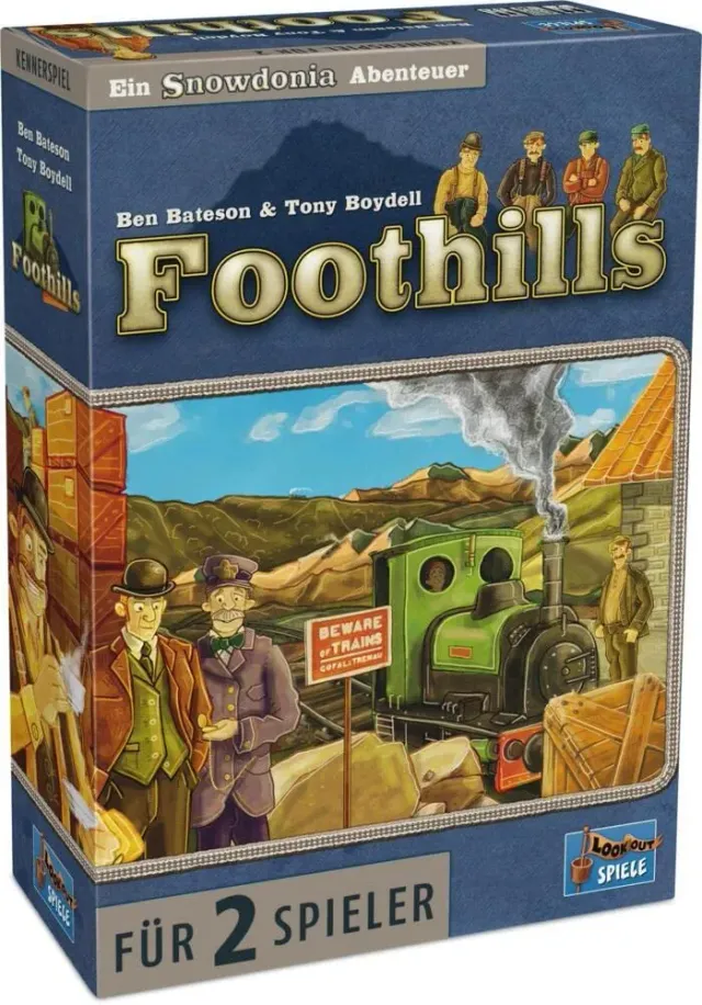 Lookout Foothills Kartenspiel Deutsch 2 Spieler Eisenbahn Taktik