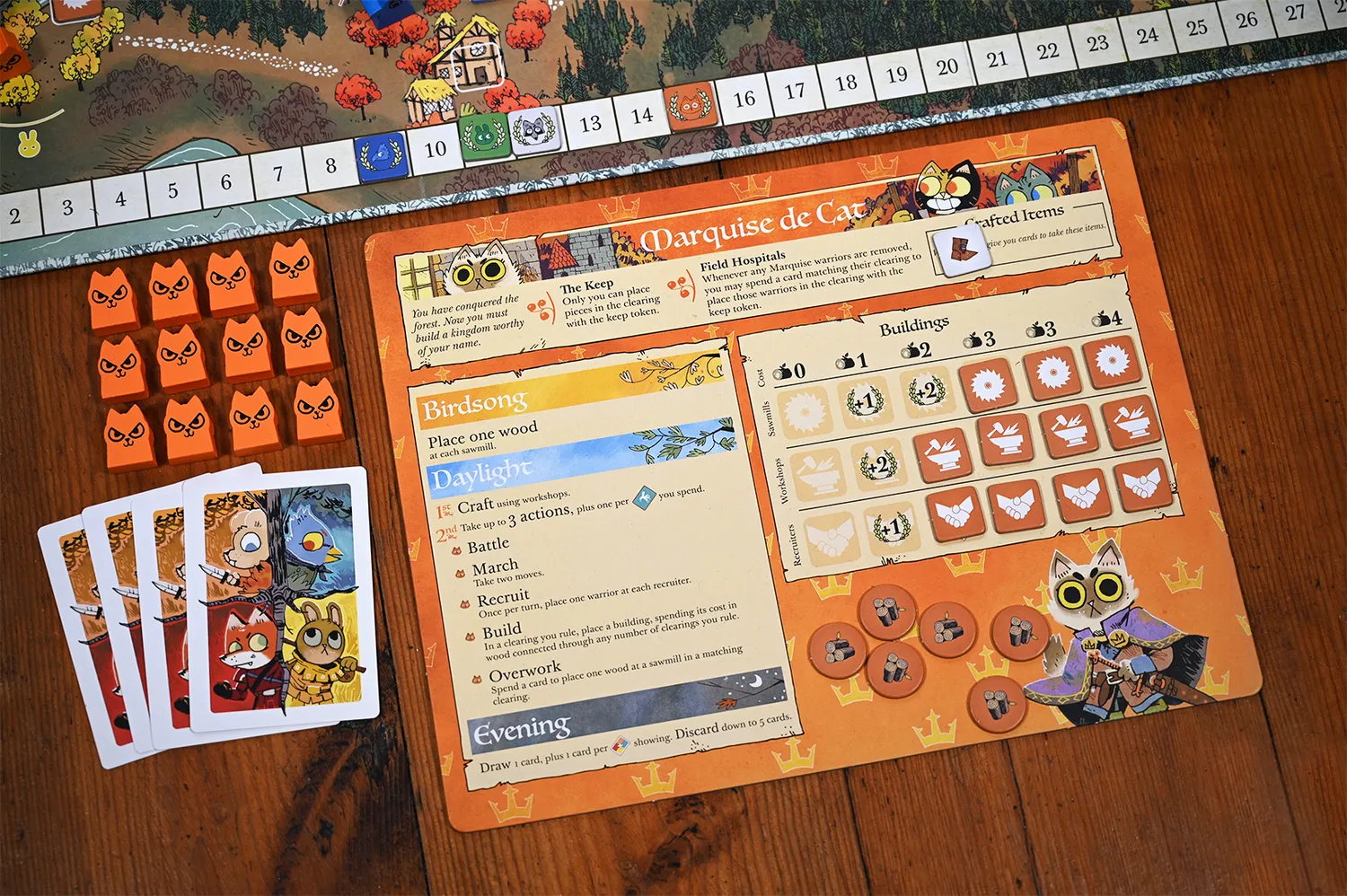 Leder Games Root Grundspiel Brettspiel Asymmetrisch