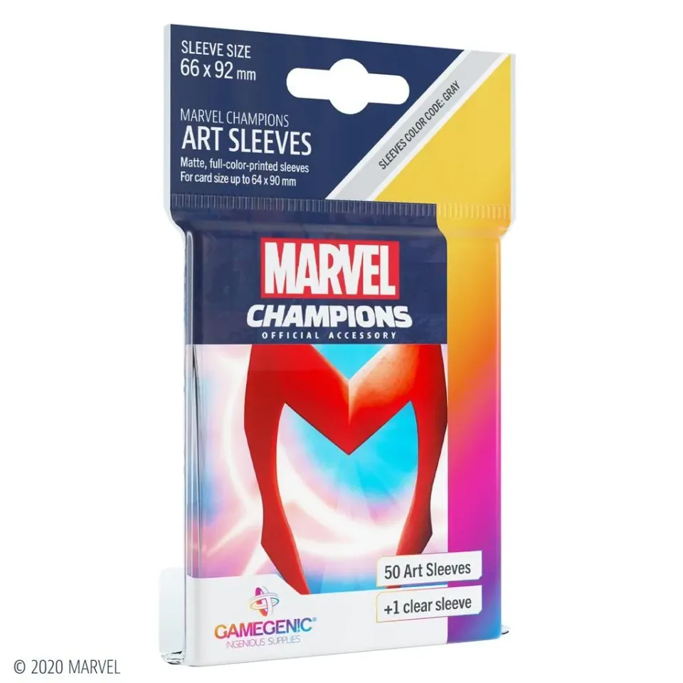Gamegenic Marvel Champions Scarlet Witch Kartenhüllen 50 Stück matt