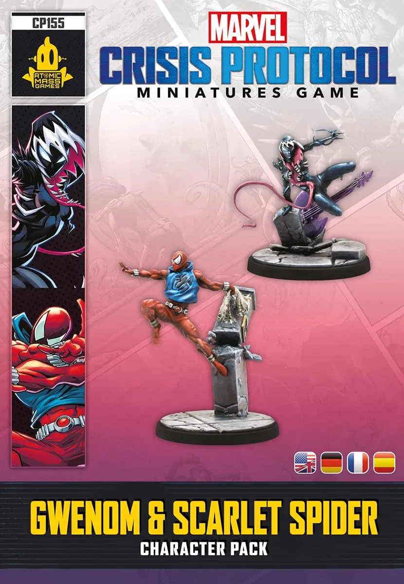 Atomic Mass Games Marvel Crisis Protocol Gwenom & Scarlet Spider Erweiterung