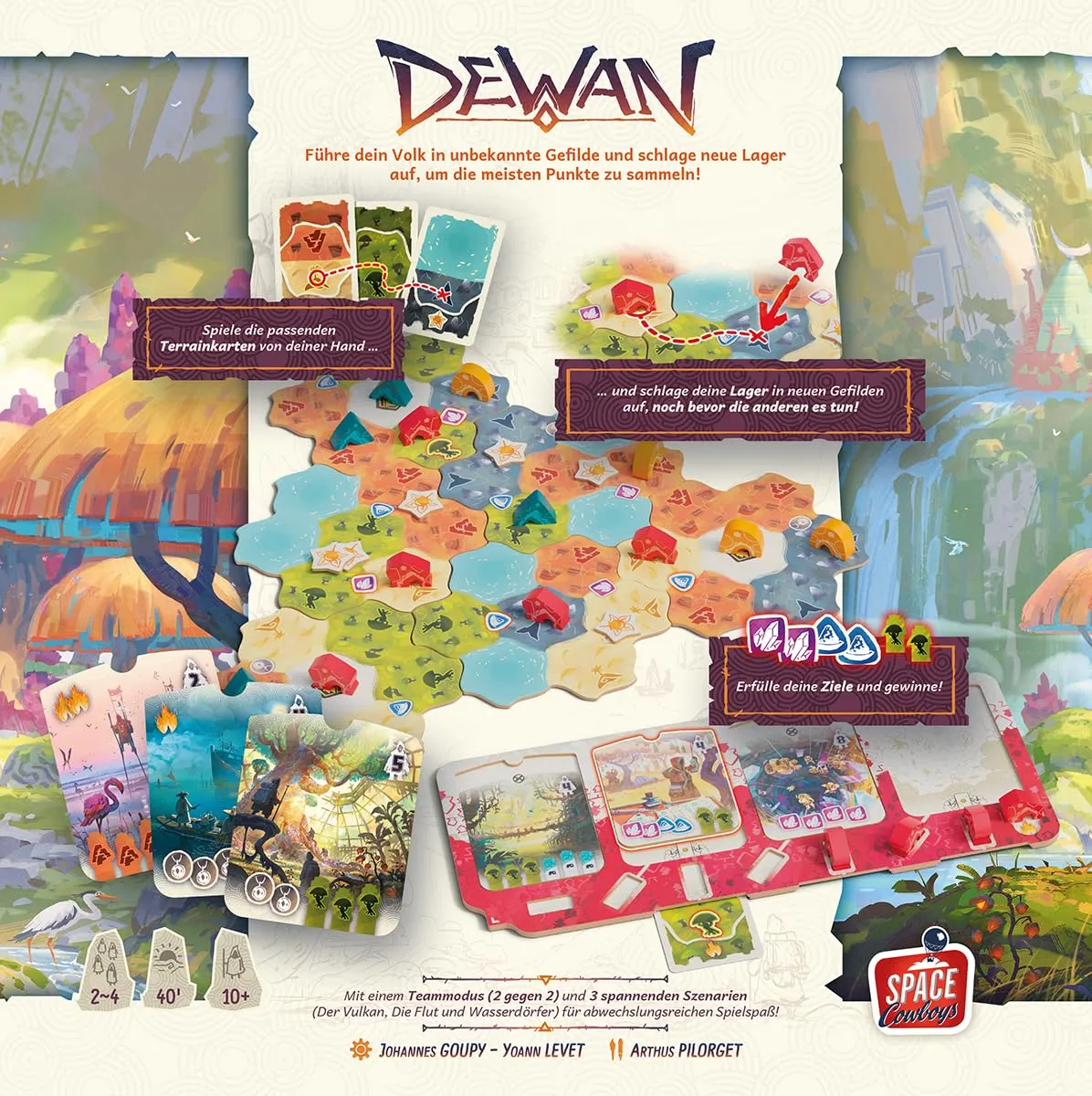 Asmodee Dewan Strategiespiel Deutsch Familienspiel