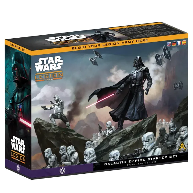 Asmodee Star Wars Legion Galactic Empire Starterset Tabletop 37 Figuren