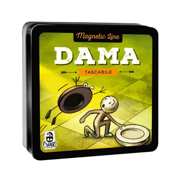 Cranio Magnetic Line Dama Reisespiel magnetisch