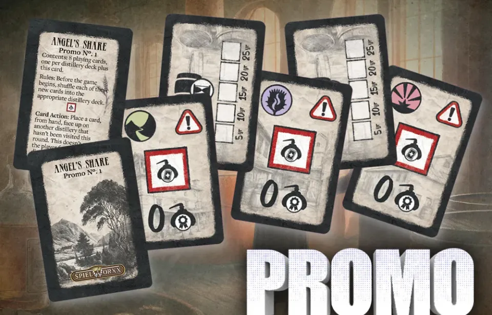 Capstone Games Angel's Share New Cards Promokarten