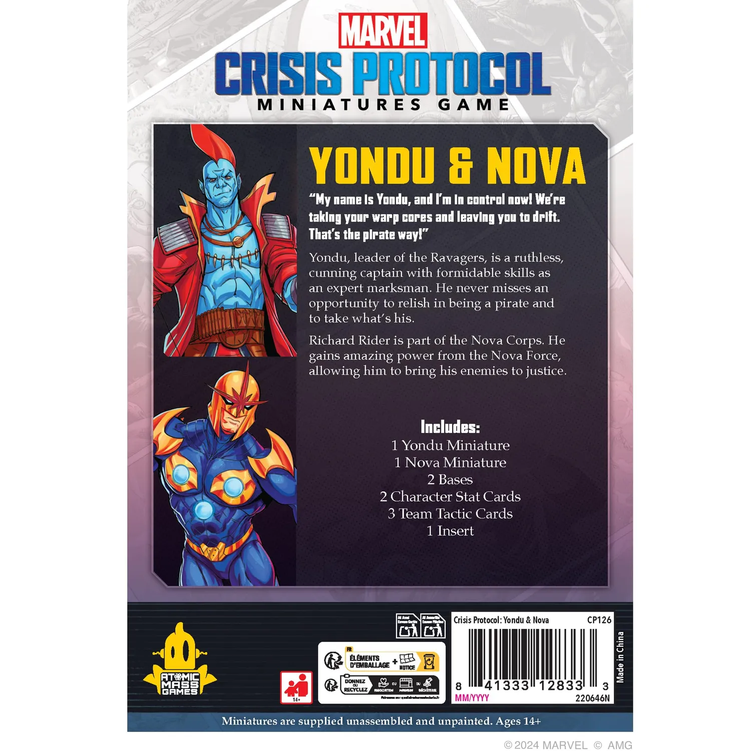 Marvel Crisis Protocol Yondu Nova Charakterpack Tabletop