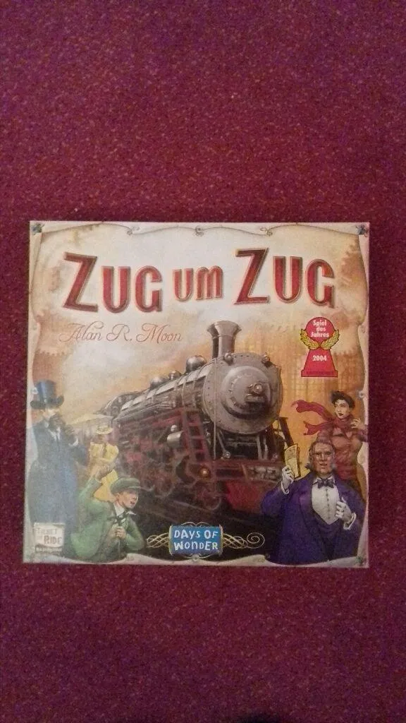 Days of Wonder Zug um Zug Grundspiel Alte Version Familie