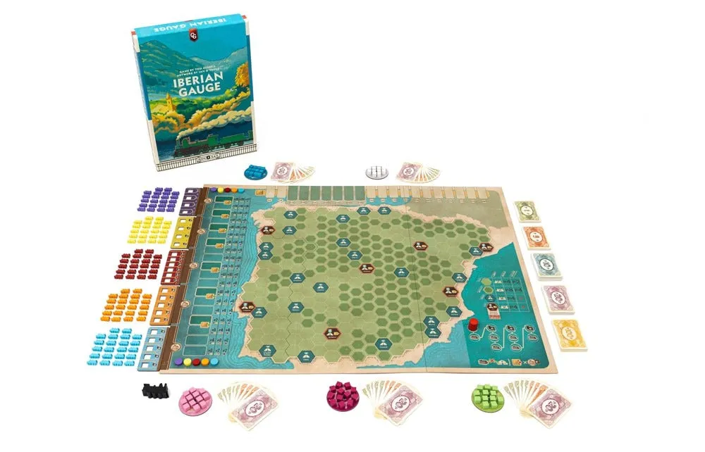 Capstone Games Iberian Gauge Brettspiel Eisenbahn 3-5