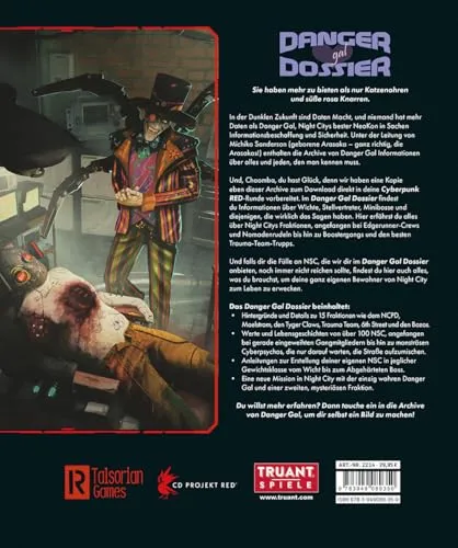 R. Talsorian Cyberpunk RED Danger Gal Dossier Quellenbuch deutsch