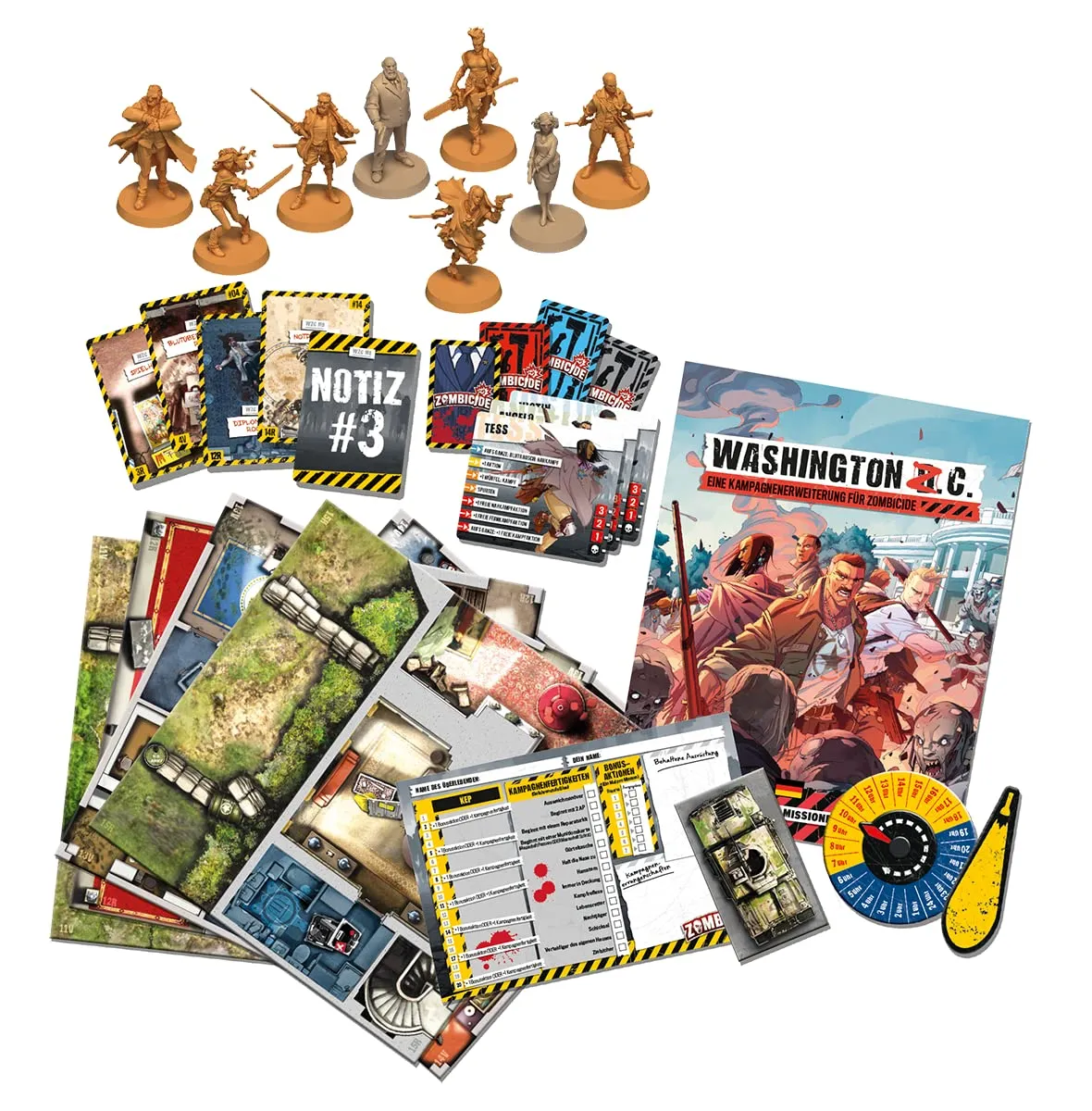CMON Zombicide 2. Edition Washington Z.C. Erweiterung Deutsch