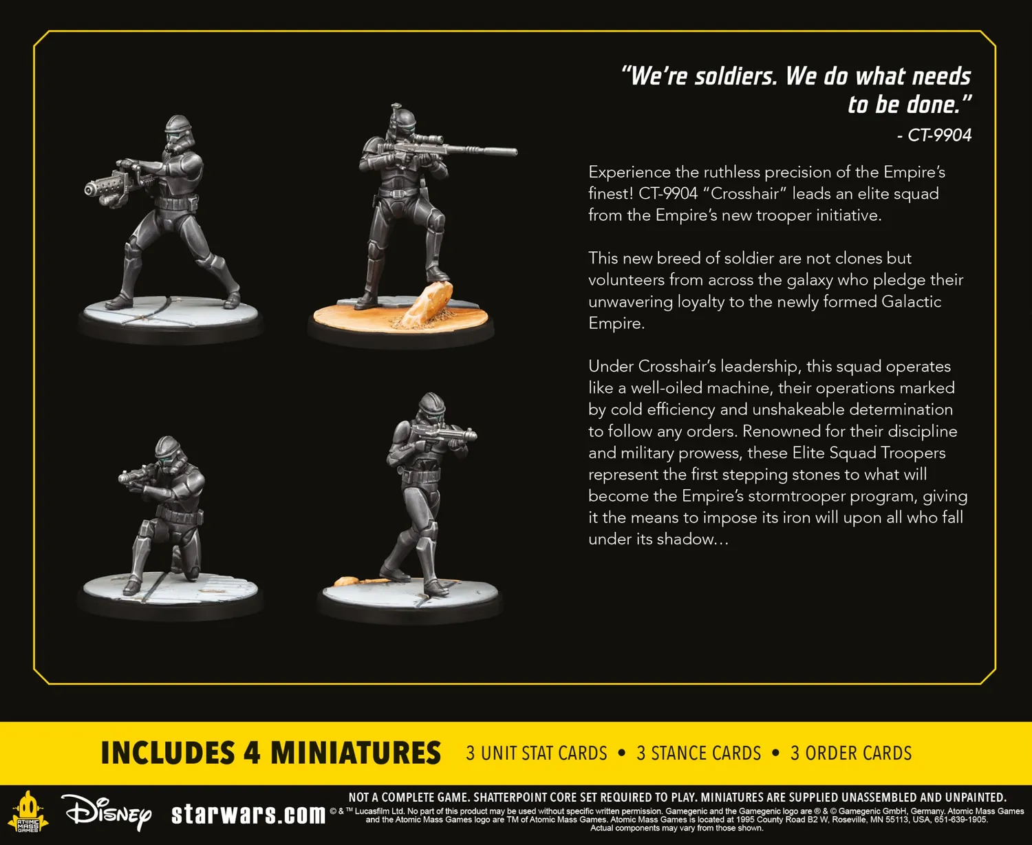 Asmodee Star Wars Shatterpoint Good Soldiers Follow Orders Squad Pack