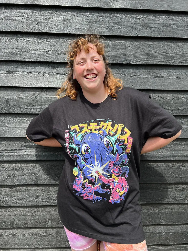 Cosmoctopus Kaiju T-Shirt Baumwolle S-3XL Unisex