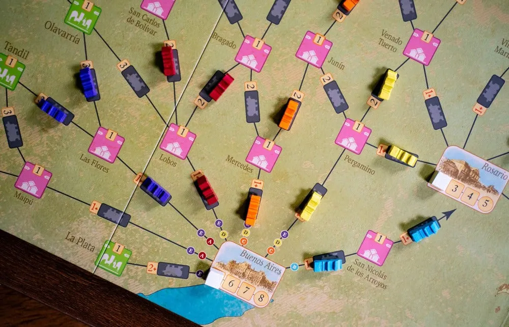 Capstone Games Iron Rail Age of Rail Allegheny Erweiterung