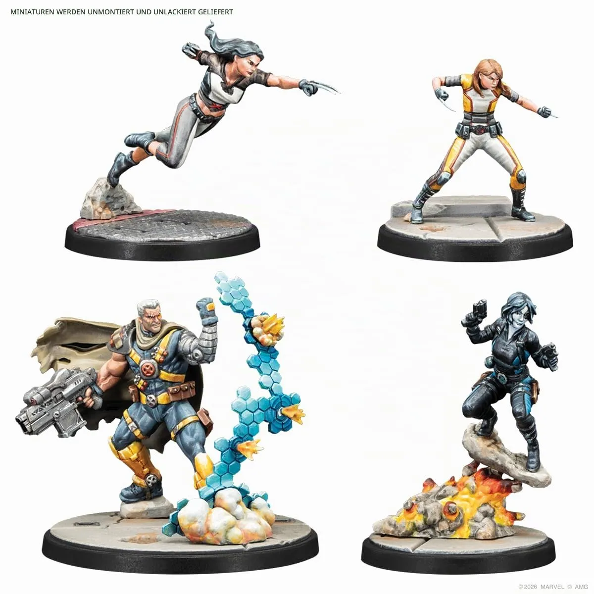 Asmodee Marvel Crisis Protocol X-Force Affiliation Pack Tabletop