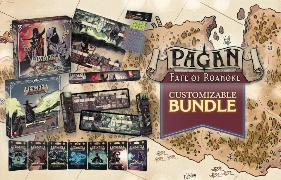 Capstone Games Pagan Fate of Roanoke Bundle Kartenspiel