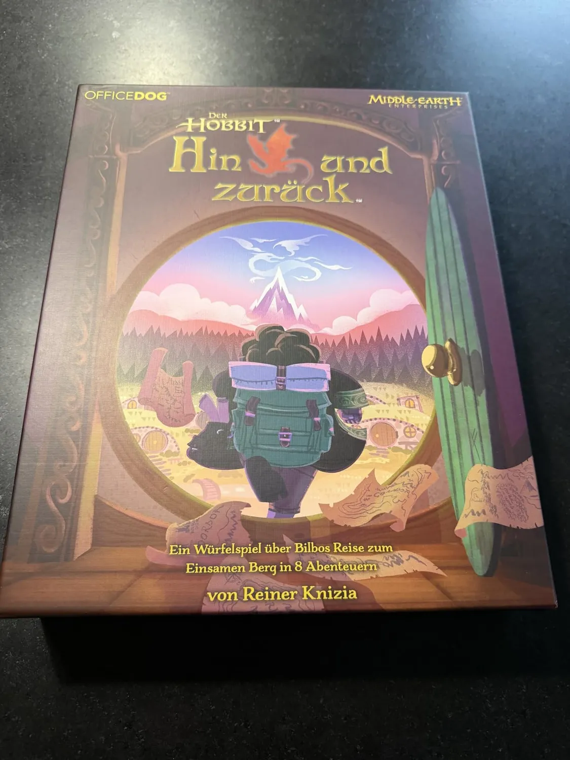 Office Dog Der Hobbit Hin und zurück Familienspiel deutsch 1-4 Spieler