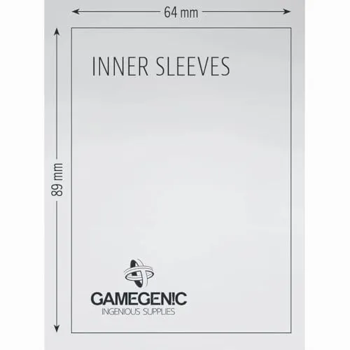 Gamegenic Inner Sleeves Kartenhüllen transparent 100 Stück