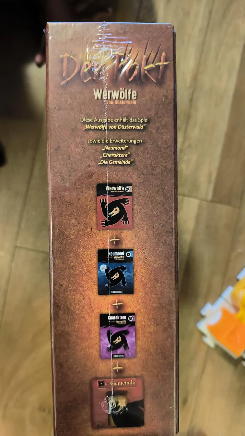 Asmodee Werwölfe von Düsterwald Der Pakt Partyspiel Box