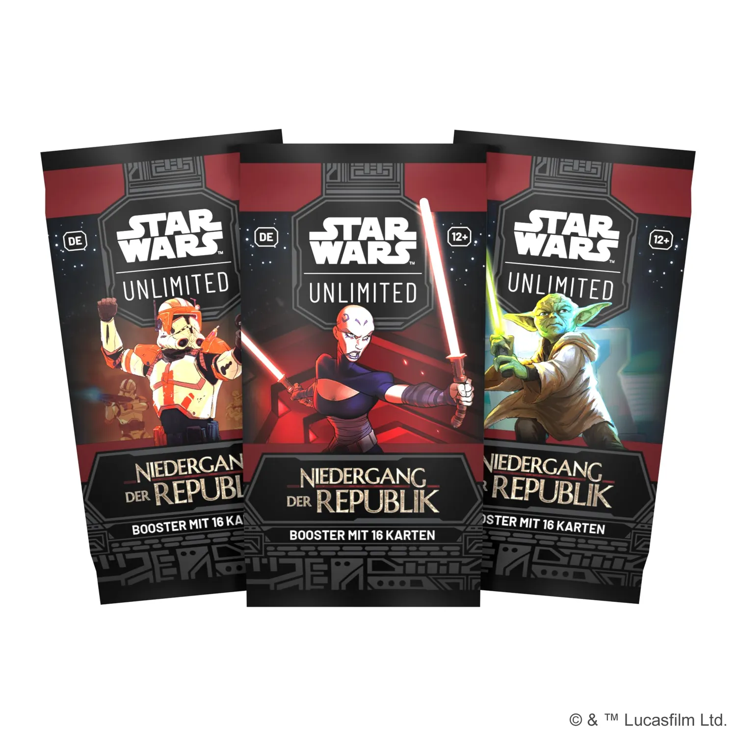 Star Wars Unlimited Niedergang der Republik Booster Display 24