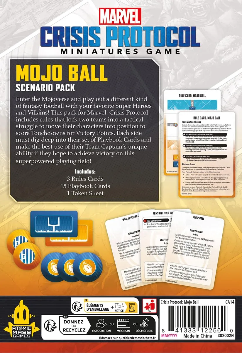 Asmodee Marvel Crisis Protocol Mojo Ball Szenariopack Deutsch 2 Spieler