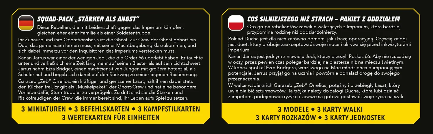 Star Wars Shatterpoint Stärker als Angst Squad Pack Erweiterung