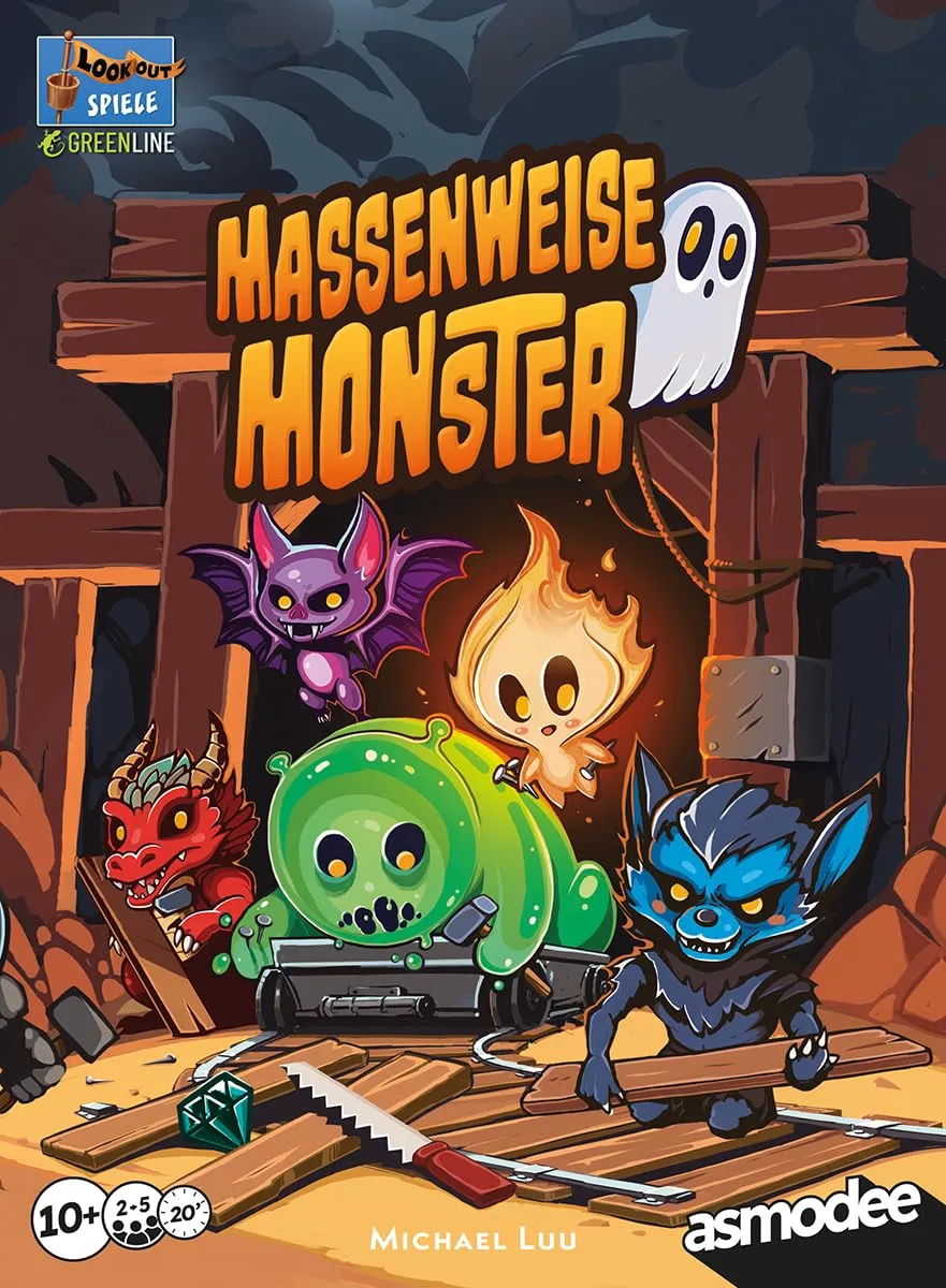 Massenweise Monster Legespiel Deutsch für Familie