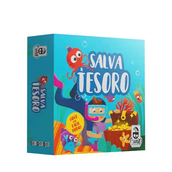 Cranio Salva il Tesoro Kinderspiel Schatzsuche im Ozean