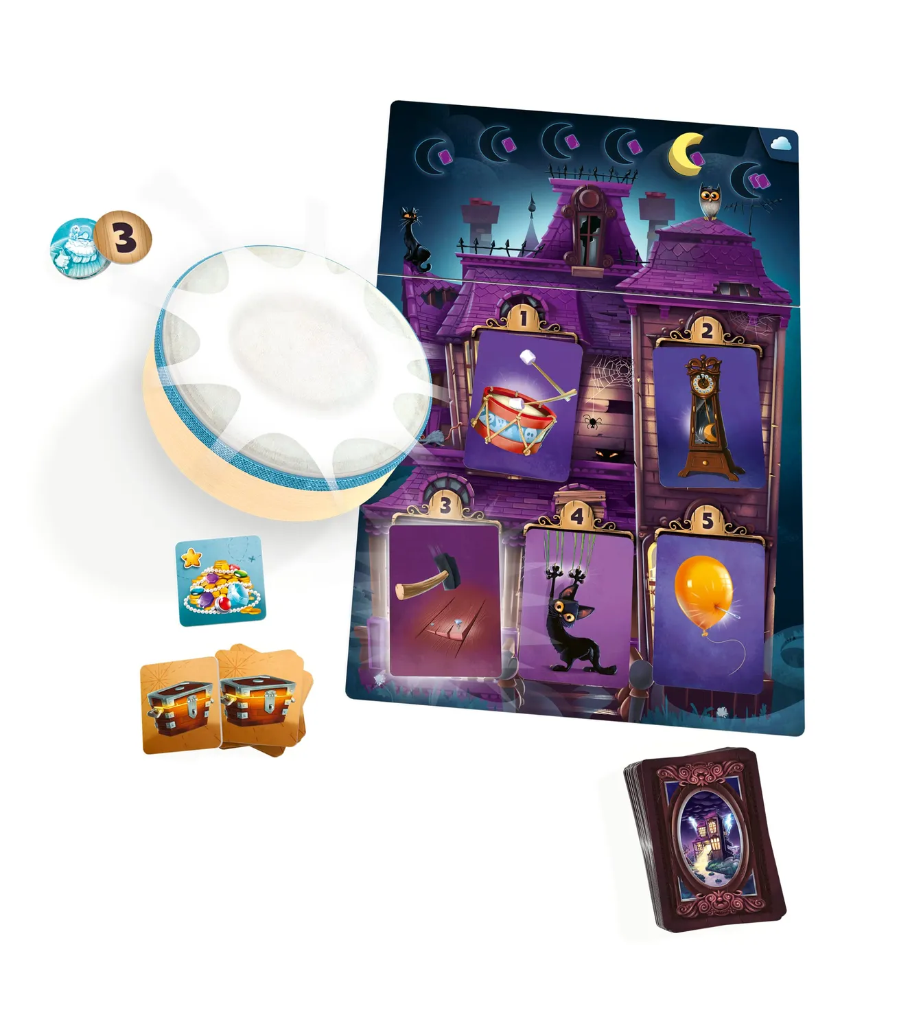 Libellud Mysterium Kids Schatz Kapitän Buh Kinderspiel
