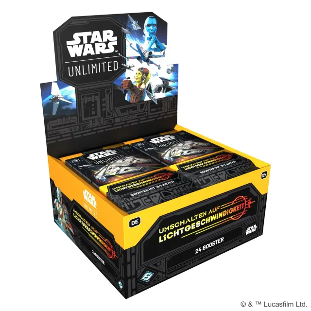 Asmodee Star Wars Unlimited Lichtgeschwindigkeit Booster 16 Karten