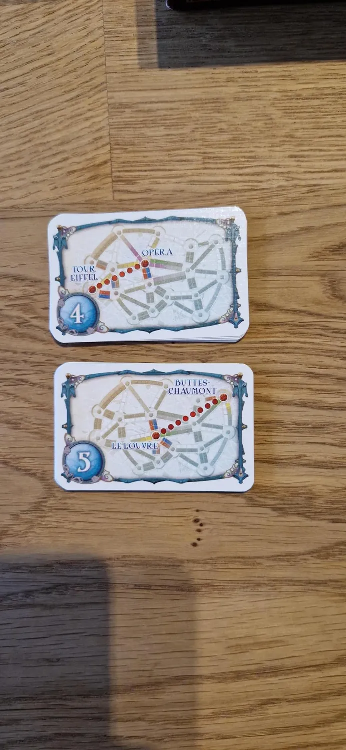 Days of Wonder Zug um Zug Paris Brettspiel Deutsch 2-4 Spieler
