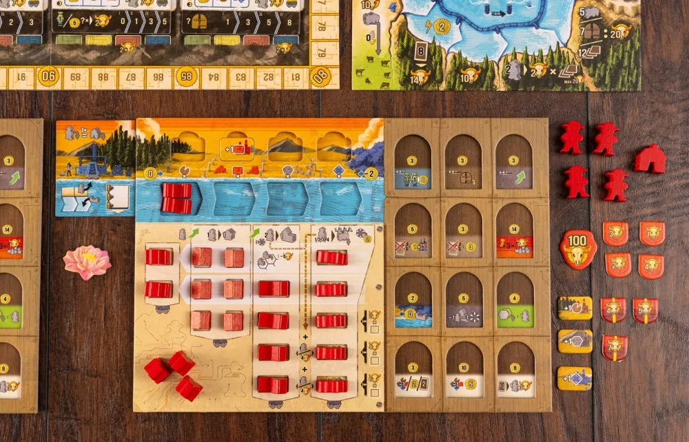 Capstone Boonlake Artifacts Erweiterung See-Spielplan Vase